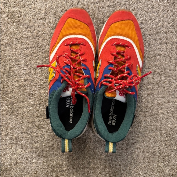 New Balance 997H Sneakers - Red, Orange, Green and Blue - Picture 6 of 11